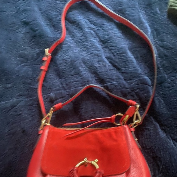 See by Chloe purse red crossbody or shoulder carry - Picture 2 of 6